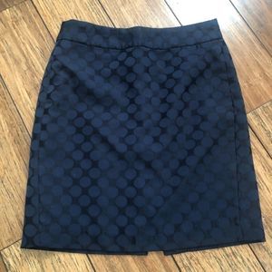 Navy Blue Banana Republic Skirt
